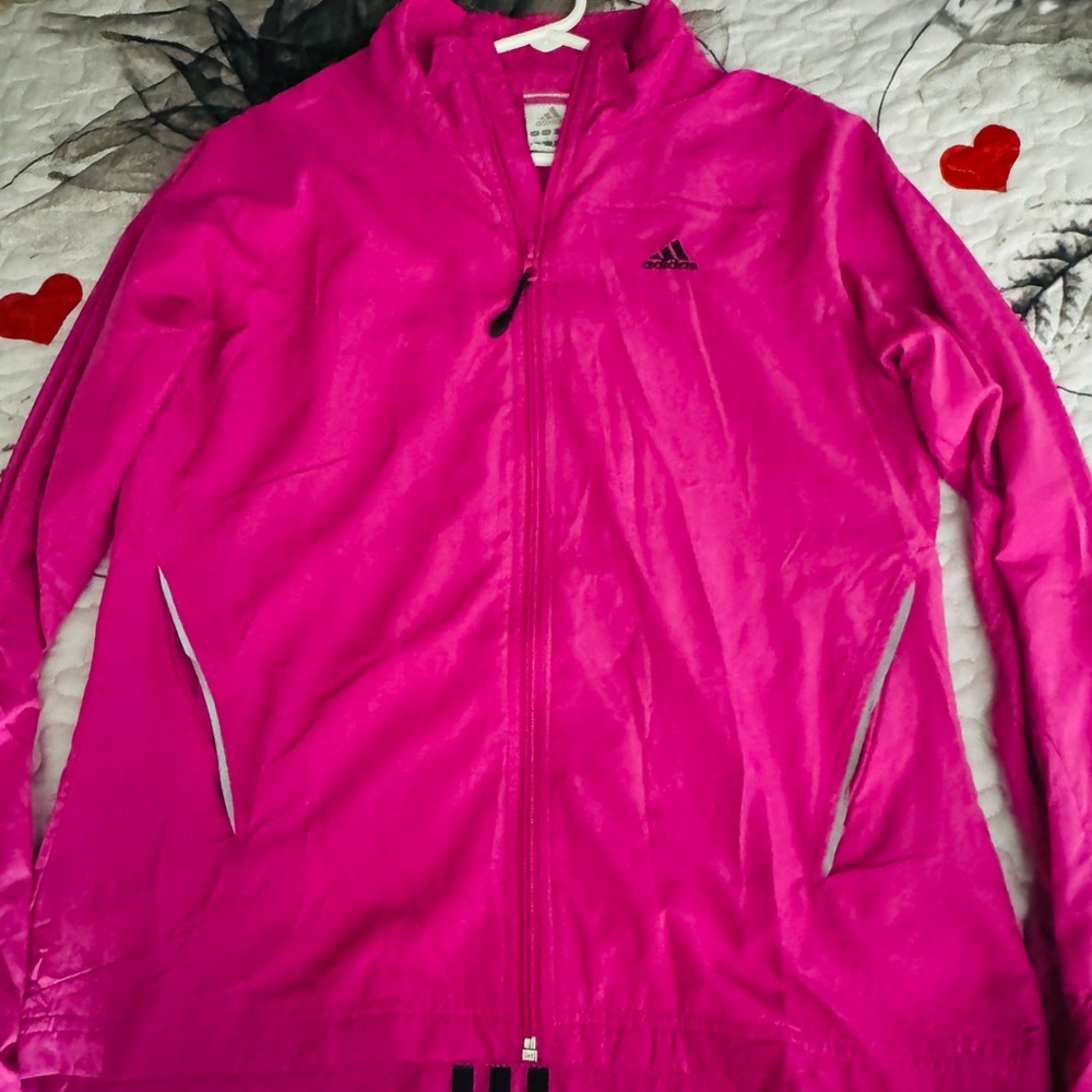 Adidas Women's Bright Pink Ski Jacket